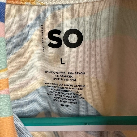 Multicolored daisy mini dress size Large - Picture 6 of 8